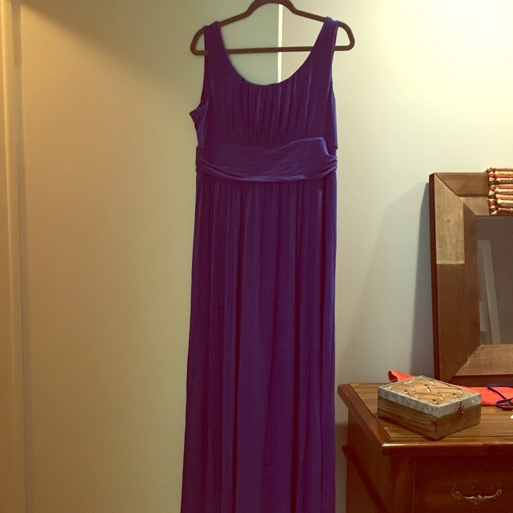 Blue maxi dress